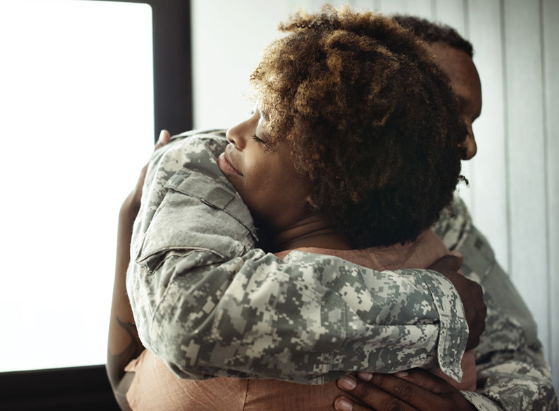 Stained Cheeks on a Soldier of Grief